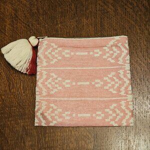 Hand Beaded Guatemalan Makeup Bag, Clutch, Pouch